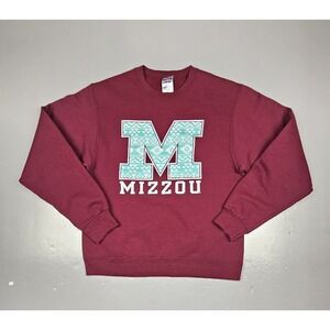 Mizzou University of Missouri‎ Tigers Sweatshirt Mens Small. Champion Aztec Logo